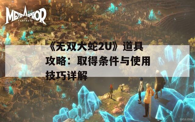 《无双大蛇2U》道具攻略：取得条件与使用技巧详解