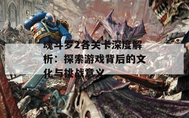 魂斗罗2各关卡深度解析：探索游戏背后的文化与挑战意义