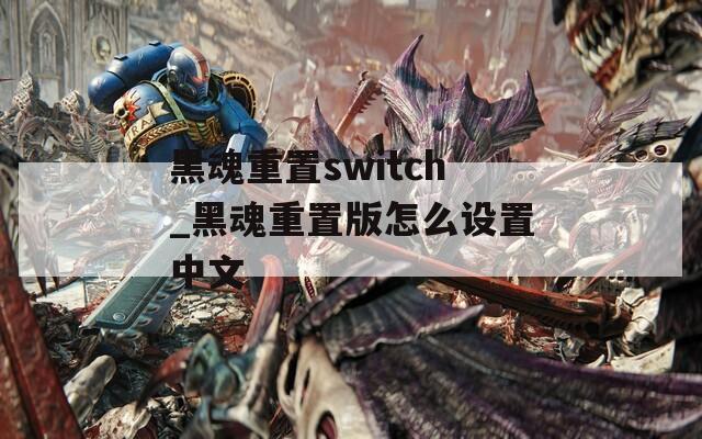 黑魂重置switch_黑魂重置版怎么设置中文